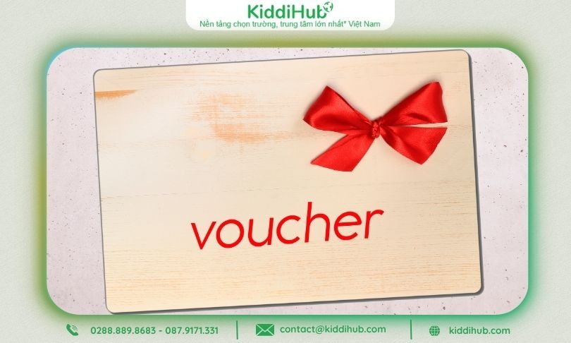 Voucher hoặc phiếu giảm giá - Thiết thực, dễ sử dụng