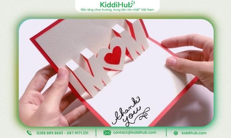 Thiệp 20/10 3D – Bất ngờ đầy sáng tạo