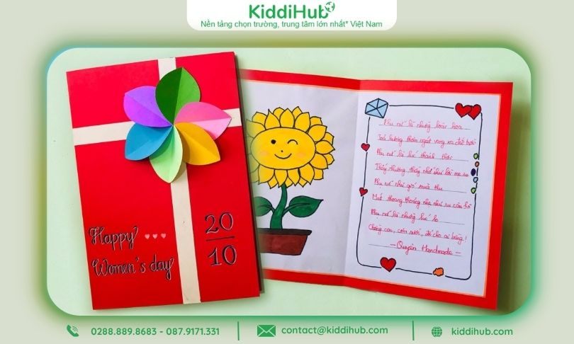 Thiệp 20/10 – Gửi trọn lòng biết ơn đến người mẹ thân thương