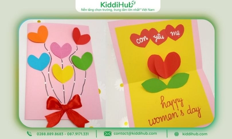 Thiệp 20/10 tặng mẹ – Lời yêu thương từ trái tim con