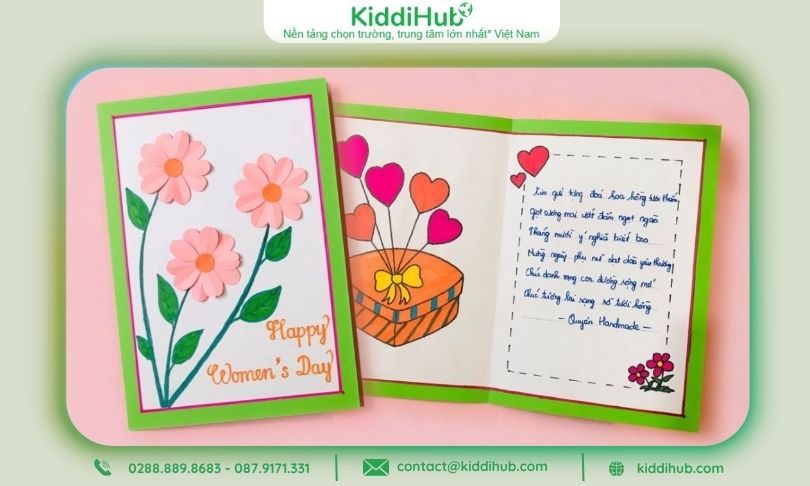 Thiệp 20/10 tặng mẹ – Món quà ấm áp không lời