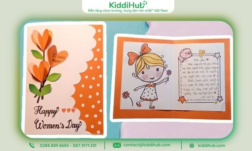 Thiệp 20/10 tặng mẹ – Món quà tinh thần vượt thời gian