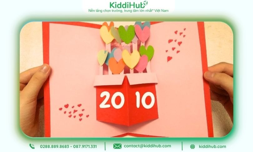 Thiệp chúc mừng 20/10 độc đáo, ghi điểm hoàn hảo với người ấy