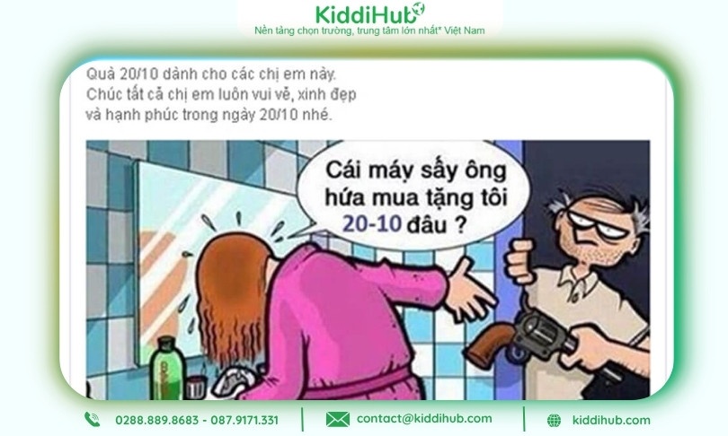 Ảnh chế 20/10 đòi quà khiến dân mạng cười nghiêng ngả vì độ “lầy” khó đỡ