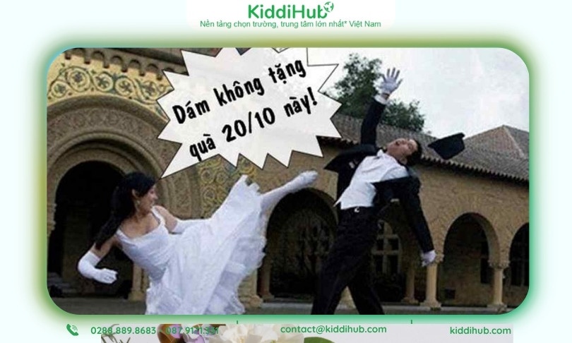 Ảnh chế 20/10 vui nhộn, giúp lời đòi quà thêm phần dễ thương