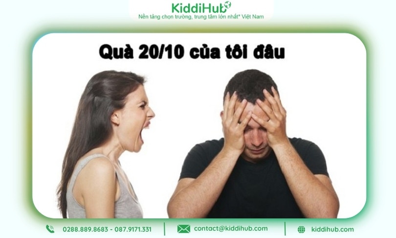 Ảnh chế 20/10 truyền năng lượng vui tươi cho cả ngày