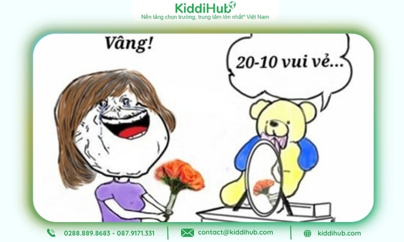 Ảnh chế ngày 20/10 khiến chồng vừa cười vừa “đầu hàng”