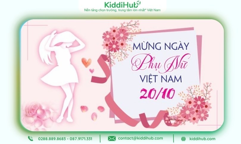 Thiết kế Banner ngày Phụ nữ Việt Nam thanh lịch, phù hợp cho spa và thời trang cao cấp