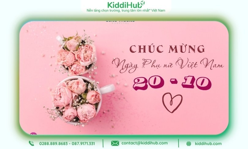 Banner sự kiện chào mừng ngày Phụ nữ Việt Nam thể hiện đẳng cấp và gu thẩm mỹ tinh tế