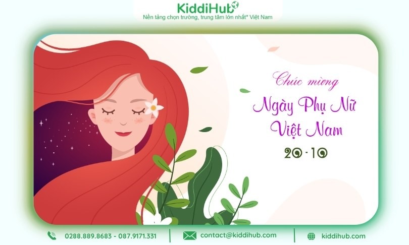 Thiết kế Banner ngày Phụ nữ Việt Nam khơi gợi sự dịu dàng nữ tính của người phụ nữ Việt