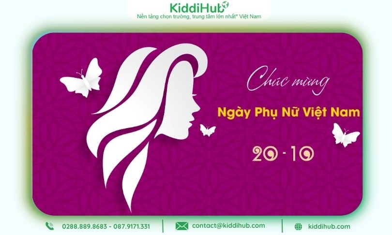 Banner 20/10 rực rỡ trước cửa hàng, thu hút ánh nhìn ngay từ khoảng cách xa