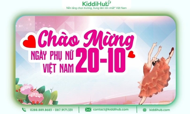 Banner 20/10 phong cách ấm áp, tạo bầu không khí lễ hội cho nhà hàng, quán ăn