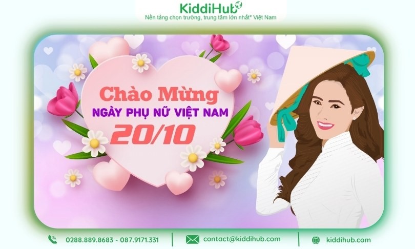 Banner 20/10 đa sắc nổi bật nhưng tinh tế, thể hiện gu thẩm mỹ hiện đại
