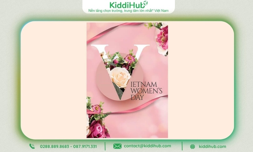 Poster với tông hồng chủ đạo, hoa hồng điểm nhẹ & font chữ mảnh tôn vẻ đẹp nhẹ nhàng