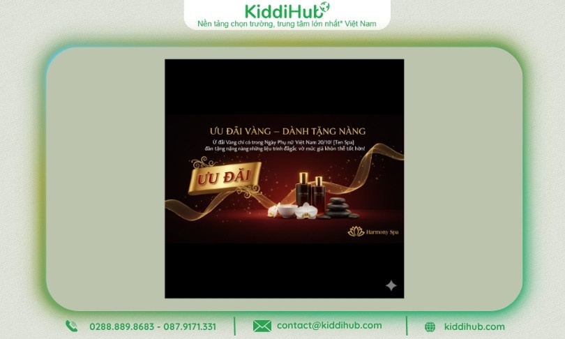 Dành tặng nàng những liệu trình đẳng cấp với mức giá không thể tốt hơn!