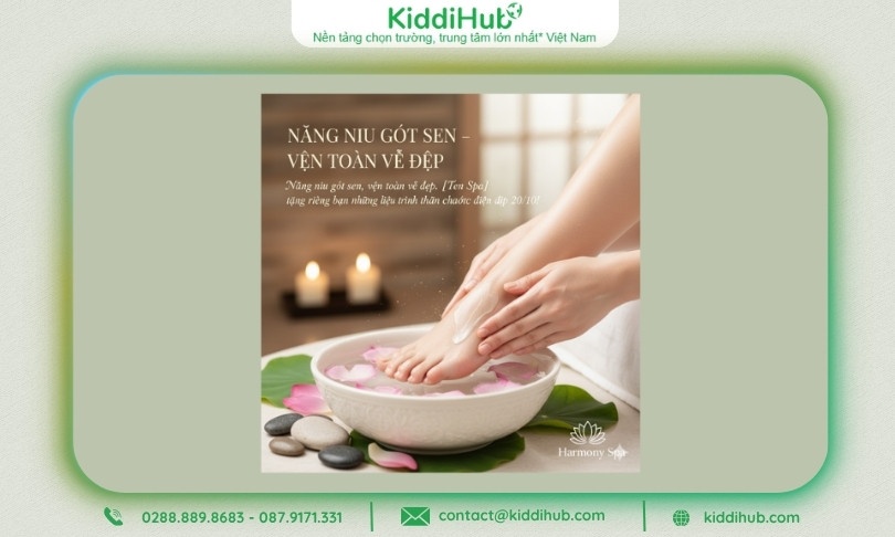 Nâng niu gót sen, vẹn toàn vẻ đẹp - Dành tặng riêng bạn liệu trình chăm sóc toàn diện dịp 20/10!