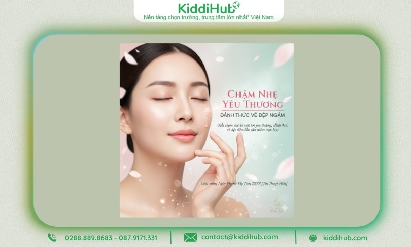 Poster mỗi chạm nhẹ là một lời yêu thương, đánh thức vẻ đẹp ngầm sâu thẳm trong bạn