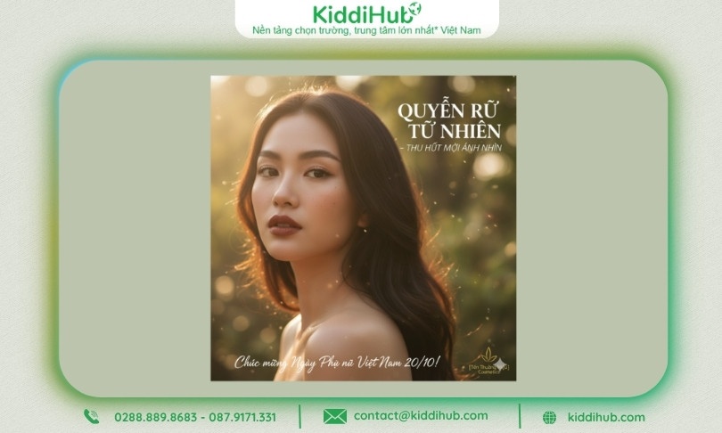 Poster quyến rũ từ vẻ đẹp tự nhiên & thu hút mọi ánh nhìn