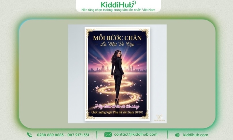 Mỗi bước chân bạn đi là một vẻ đẹp riêng, hãy luôn tự tin và tỏa sáng