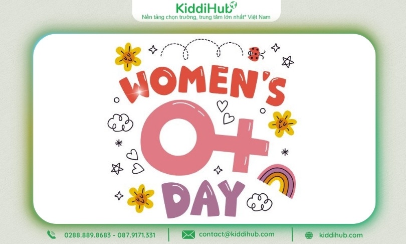 Logo 20/10 Women’s Day đầy màu sắc