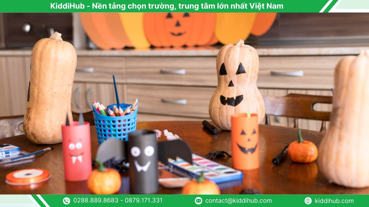 Trang trí Halloween cho lớp học độc đáo