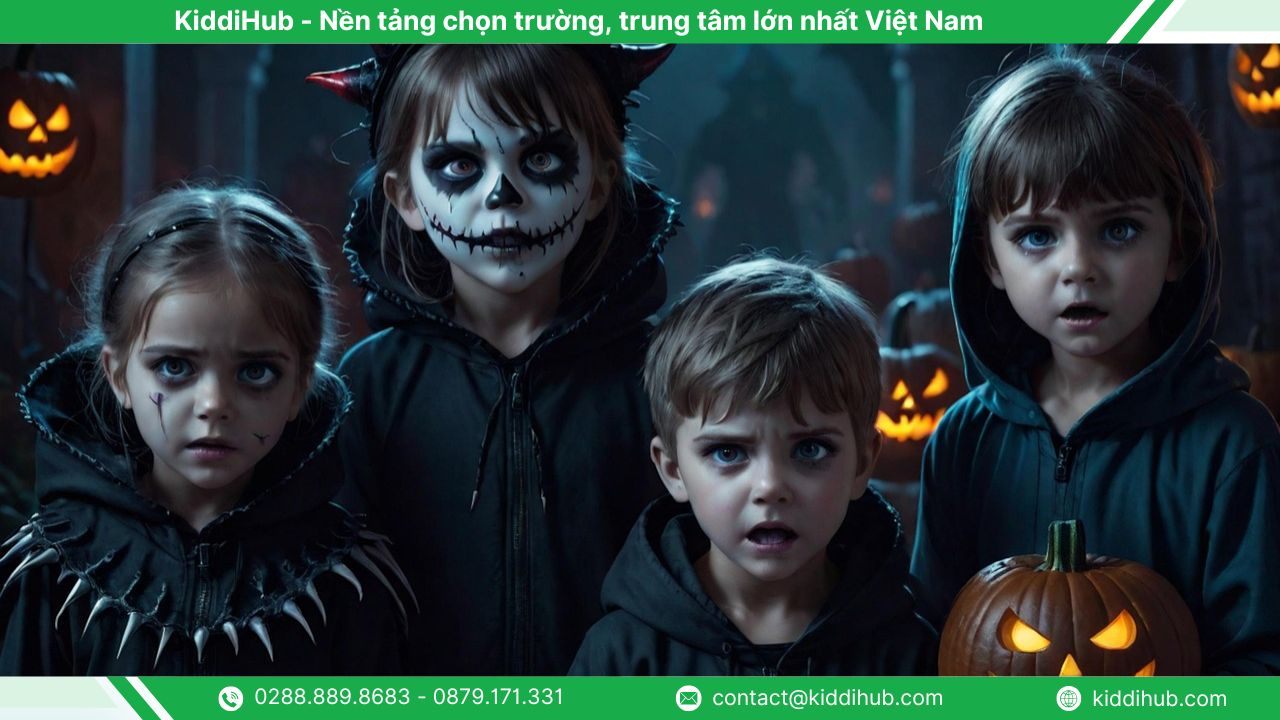 Chủ đề săn tìm quái vật Halloween