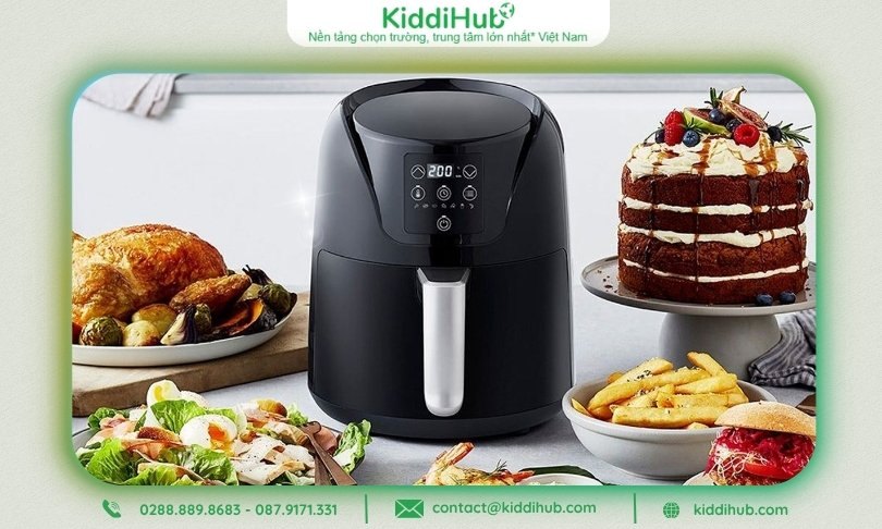 Nồi chiên không dầu – Bí quyết cho bữa ăn ngon, ít dầu mỡ và tốt cho sức khỏe của mẹ