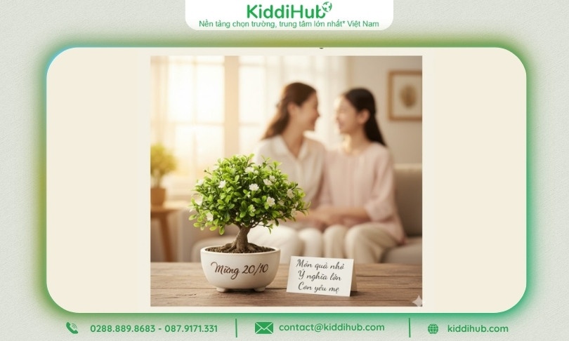 Cây cảnh mini – món quà tặng mẹ 20/10 nhỏ nhưng ý nghĩa lớn