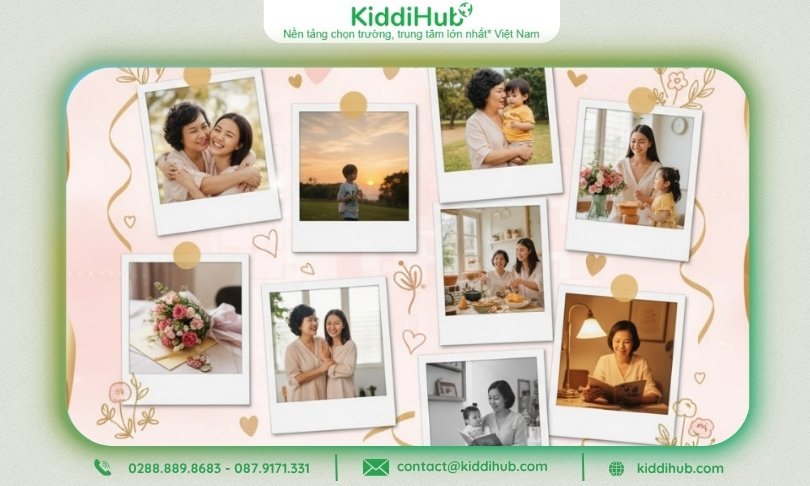 Album ảnh kỷ niệm chúc mừng mẹ