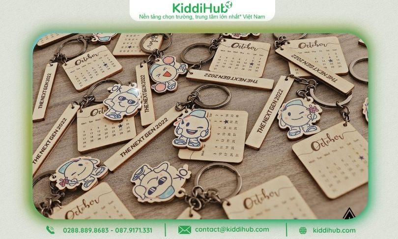 Móc khóa – Món quà tặng nhân viên ngày 20/10 nhỏ gọn nhưng đầy ý nghĩa