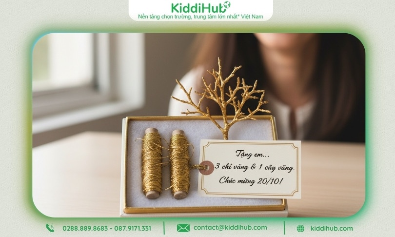 “Chỉ vàng” & “cây vàng” theo đúng nghĩa đen - Món quà 20/10 dí dỏm