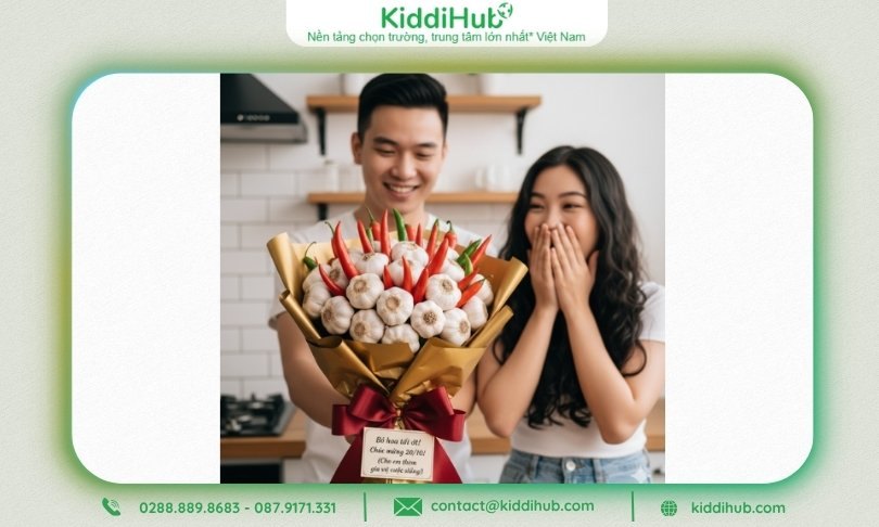 Bó “hoa” tỏi ớt