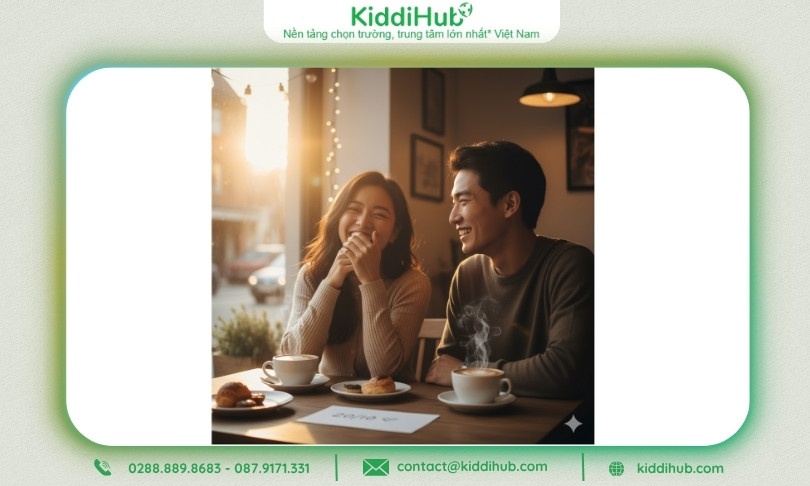 Khoảnh khắc nụ cười tự nhiên giữa buổi hẹn