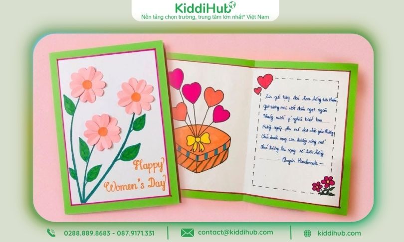 Cách làm thiệp 20/10 bằng giấy A4 – Dễ dàng, nhanh chóng