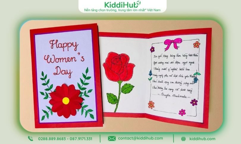 Cách làm thiệp 20/10 bằng giấy A4 – Món quà handmade ngọt ngào