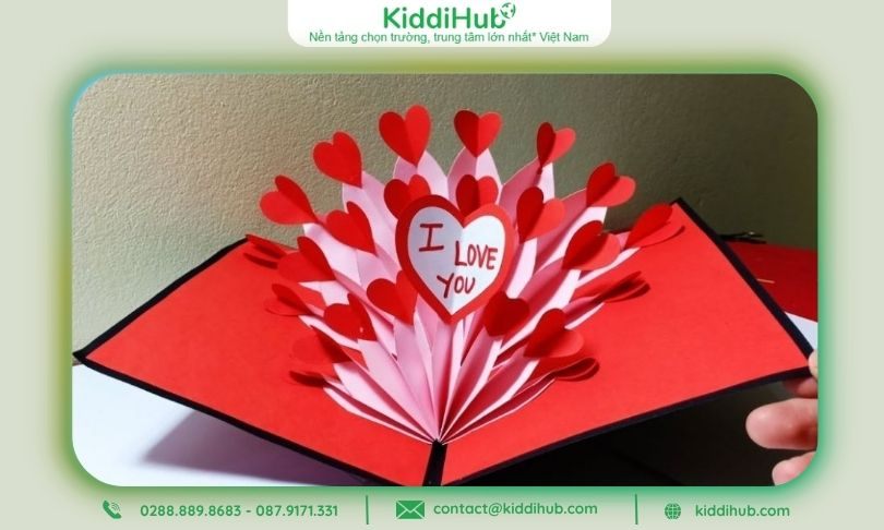 Trang trí và hoàn thiện thiệp 3D