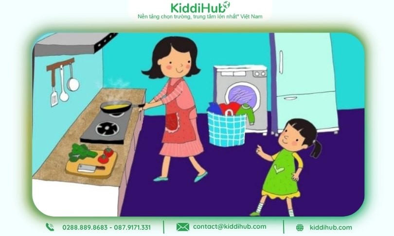 Tranh tặng mẹ 20/10 kể chuyện tình cảm gia đình ngọt ngào, chân thật
