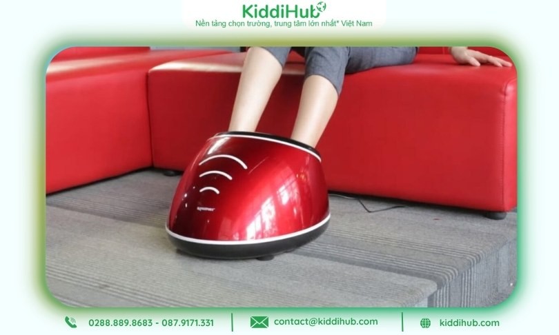 Máy massage chân giúp mẹ giảm nhức mỏi, thư giãn sau một ngày dài làm việc