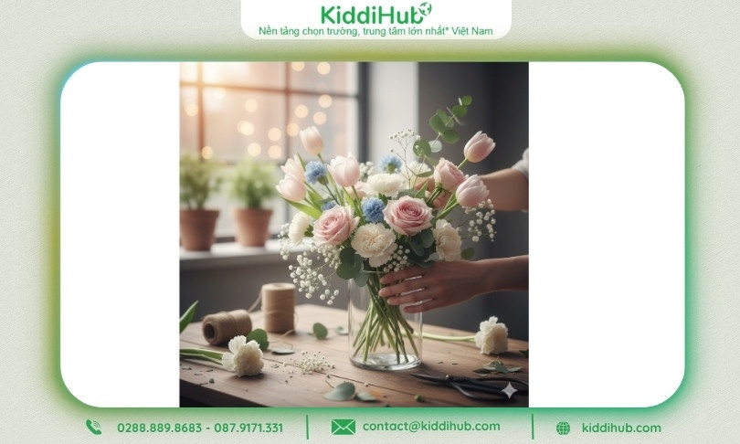 Bình hoa pastel tổng hợp - Hiện đại & trẻ trung