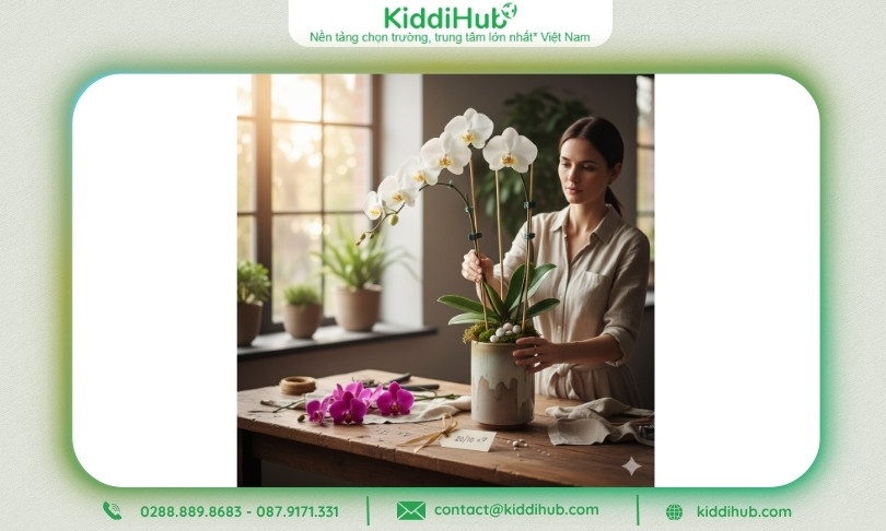 Bình hoa lan hồ điệp - Sang trọng & bền đẹp