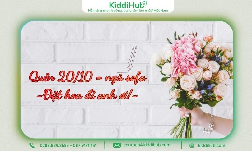 Cap bán hoa 20/10 hài hước – tạo ấn tượng