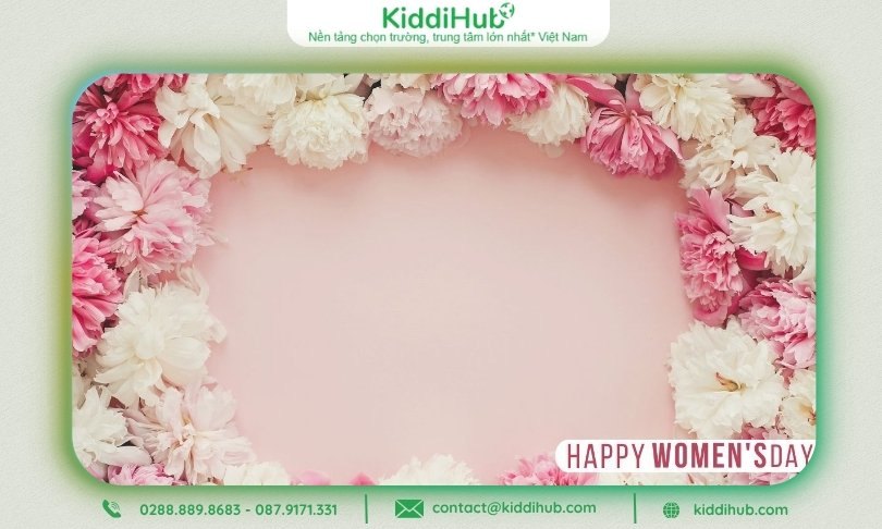 Background hồng nhẹ nhàng – lựa chọn hoàn hảo cho bài thuyết trình 20/10