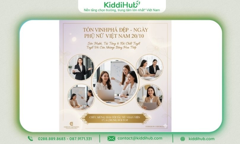 Slide 20/10 cho doanh nghiệp – Tôn vinh nữ nhân viên