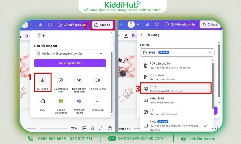 Bước 4: Hoàn thiện & tải về