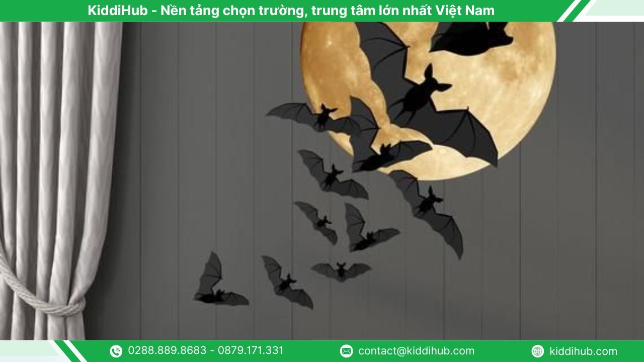 Cách dán decal trang trí Halloween đẹp mắt