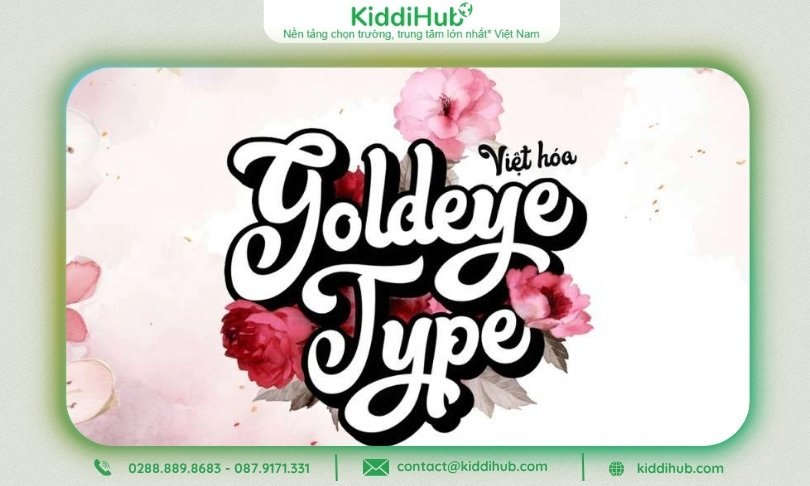 Goldeye Type – Xu hướng thiết kế mới, hợp slide & poster 20/10