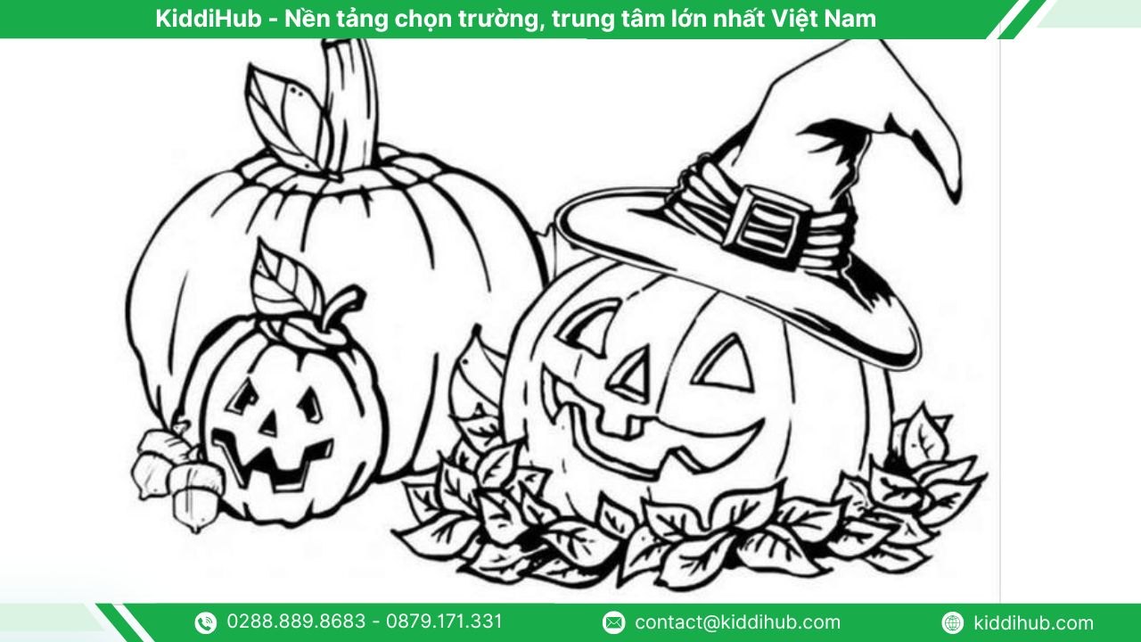 Tranh Halloween tô màu là gì?
