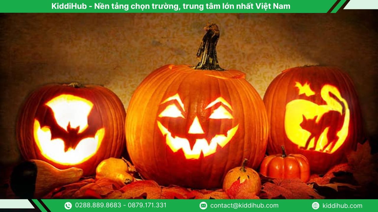 Các hình thức trang trí và biến thể từ bí ngô Halloween