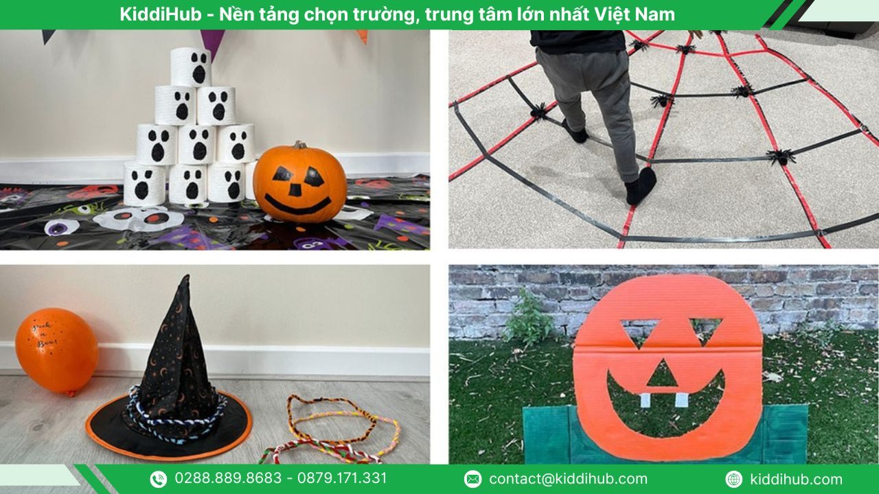 Nguyên tắc chọn và thiết kế trò chơi Halloween