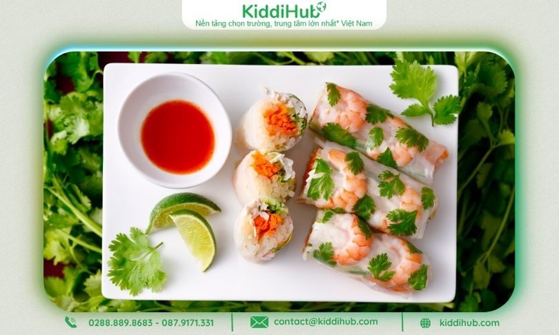 Gỏi cuốn - Thanh mát, dễ ăn, tượng trưng cho sự tươi mới